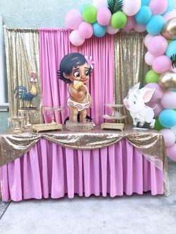 Baby Moana Dessert table
