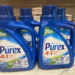 Purex Liquid Laundry Detergent, Mountain Breeze, 50 Fluid Ounces, 38 Loads New/unopened. 
