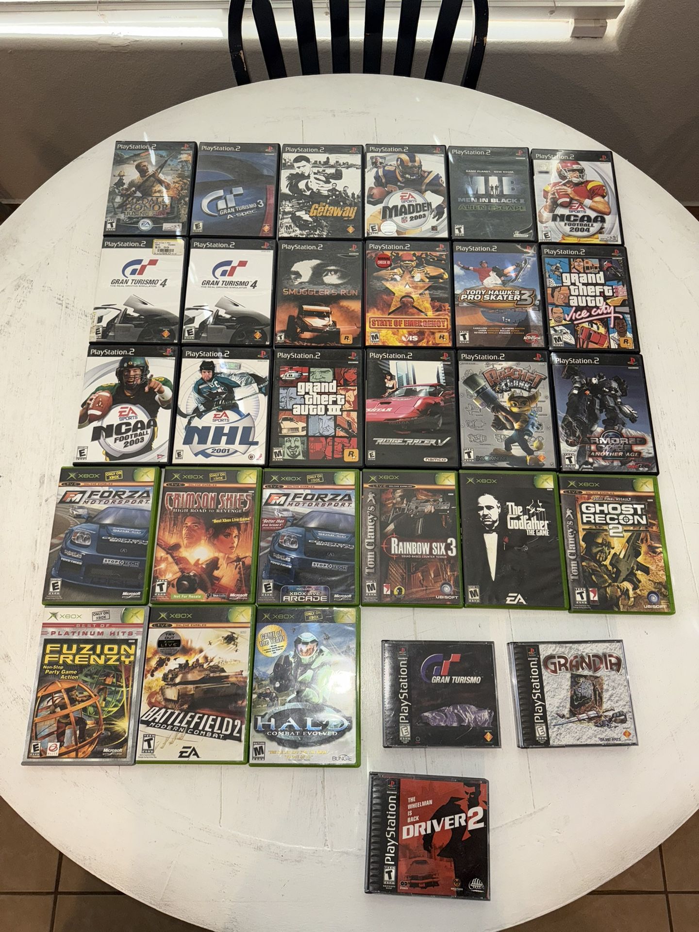 Ps1, Ps2, & Xbox Games