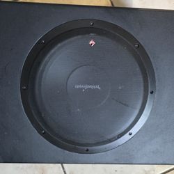 ROCKFORD FOSGATE 12" AMPLIFIED CAR SPEAKER BOX