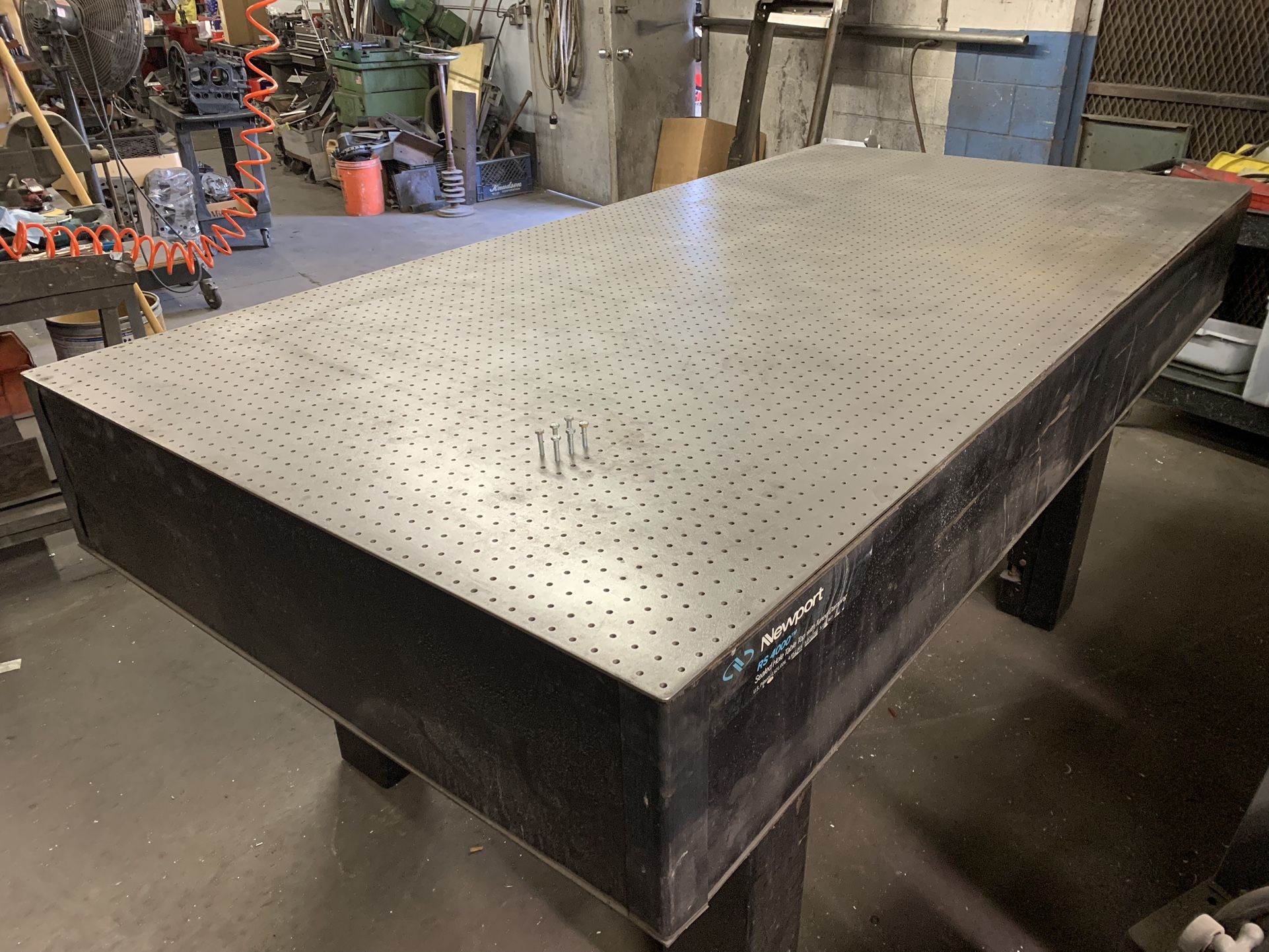 Newport RS4000 8x4 48”x96” Sealed Hole Tapped Table Optical Table Layout Table Jig Table