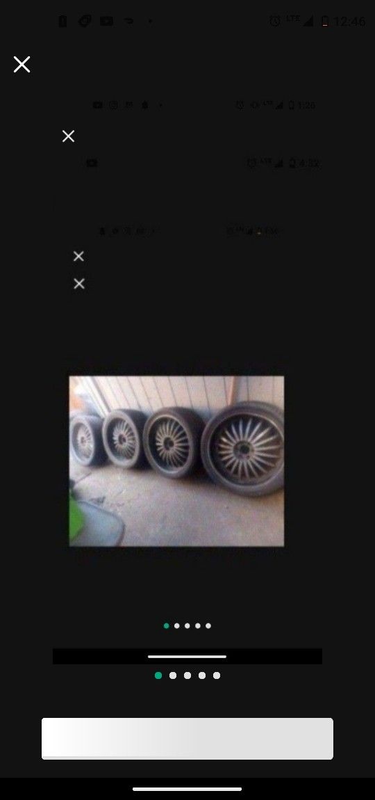 6 lug 24-in rims Need tires have all center caps face Silverado Tahoe and many other trucks