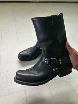 Vintage Double H harness motorcycle boots size 12 D