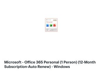 Office 365 Personal