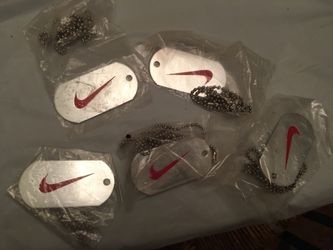 Nike Dog Tags $5 each - New!