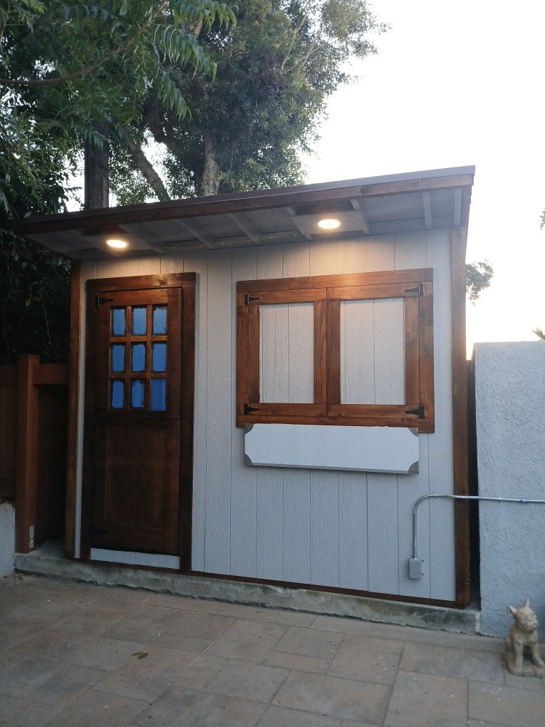 10×6×8 Lean To Shed Serving Bar