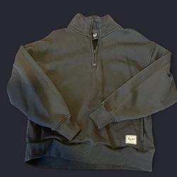 Crew neck Zip Up