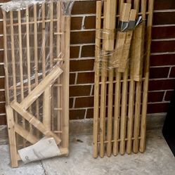 2 IKEA Babord Wooden Shoe Racks /Shelves 32 X 11.5 X 10.5 