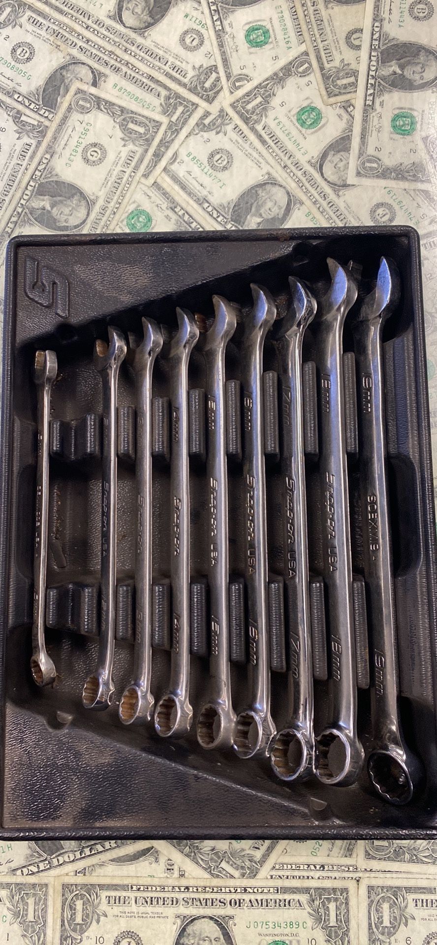 Snap On Wrench Set Pakty154 Soexmi Used #102116-13