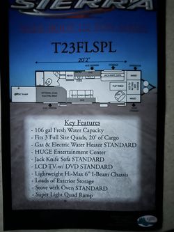 Sierra Sport 23 FLSP Toy Hauler