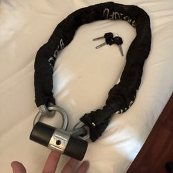 Motorcycle Lock Chain 5ft Long 15mm Thick Chains