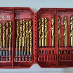 Milwaukee titanium Drill Bit Set 29 Piece - Brand New !!