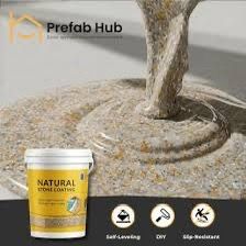 Natural Stone Coating No. 1 | Gold Granite Style Decorative Finish