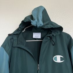 Champion Blue/ Sea Green Windbreaker Jacket 