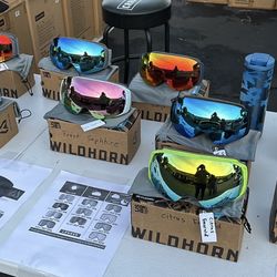 Wildhorn Ski Goggles Brand New Multiple Colors Snowboard & Ski