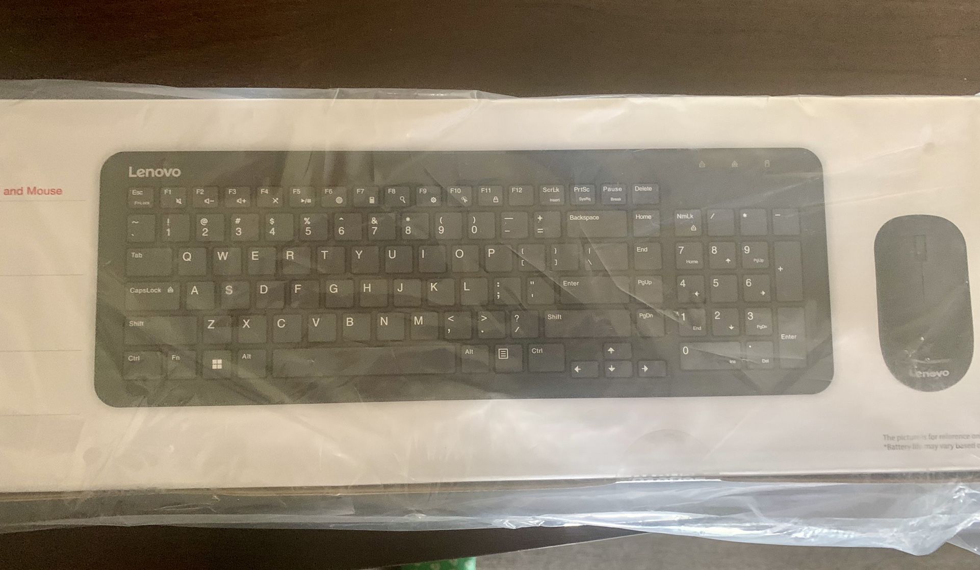 Lenovo Keyboard And Mouse Wireless