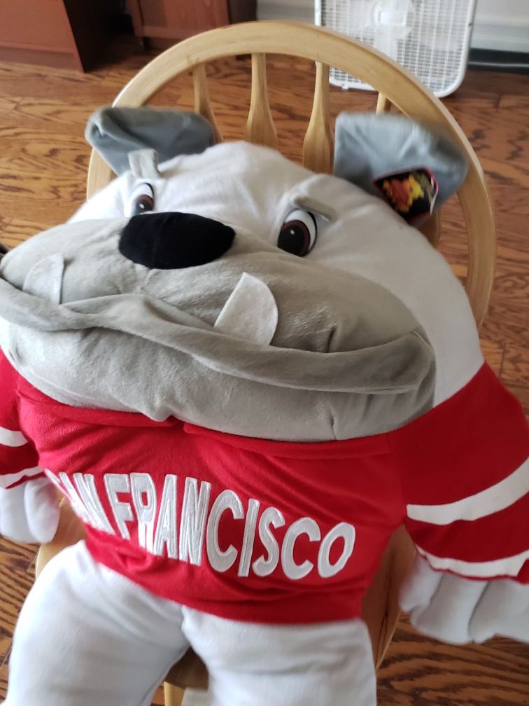 San Francisco 49ers stuffed animal niners