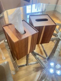Tissue Cover Wooden Box