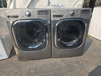 Lg Washer And Dryer Set Electric Lavadora y Secadora 30-day Warranty