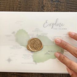 Custom PNG Files of Wedding Invites + Addressing Package