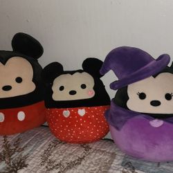 Mickey &Minnie Mouse Plushies 