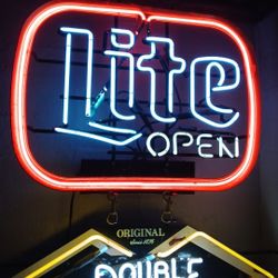 Genuine Vintage NEON Beer Signs