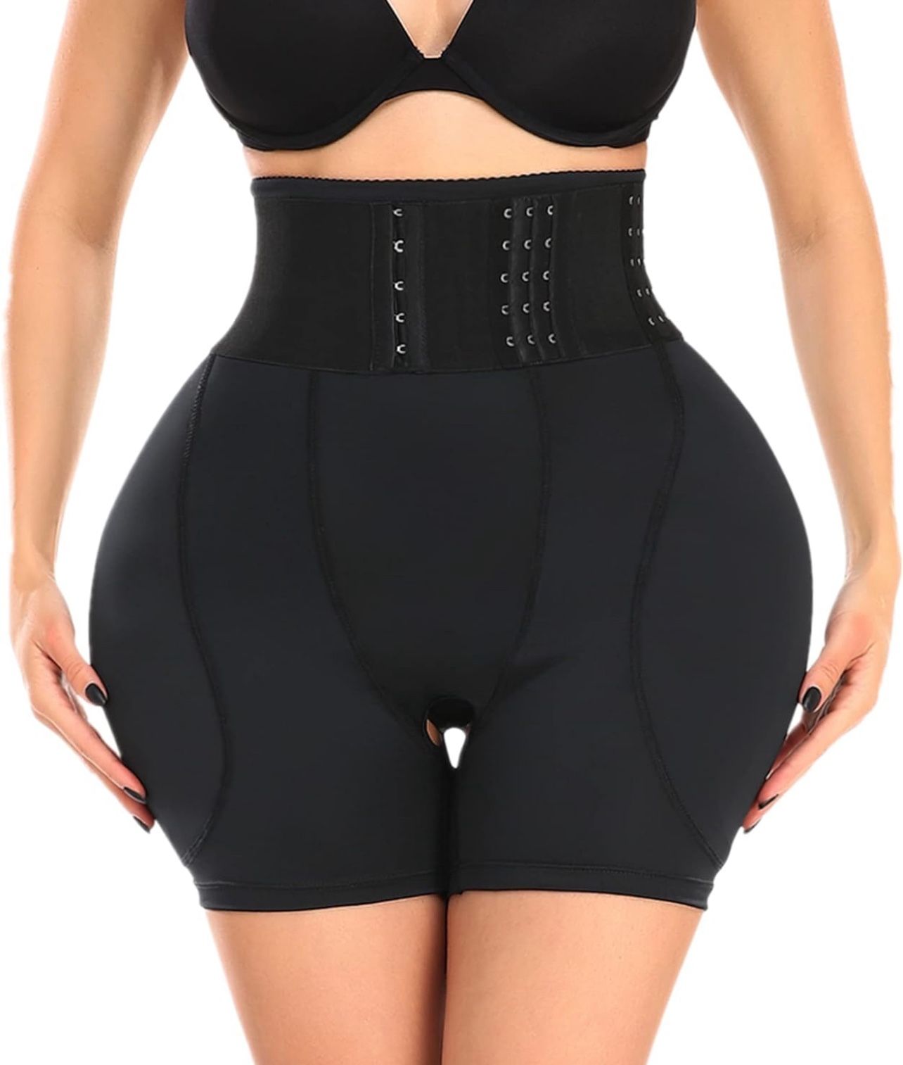 SMALL Hip Pads for Women Shapewear with Wrap Belt Hip Dip Pads Enhancer Butt Lifter Tummy Control Panties