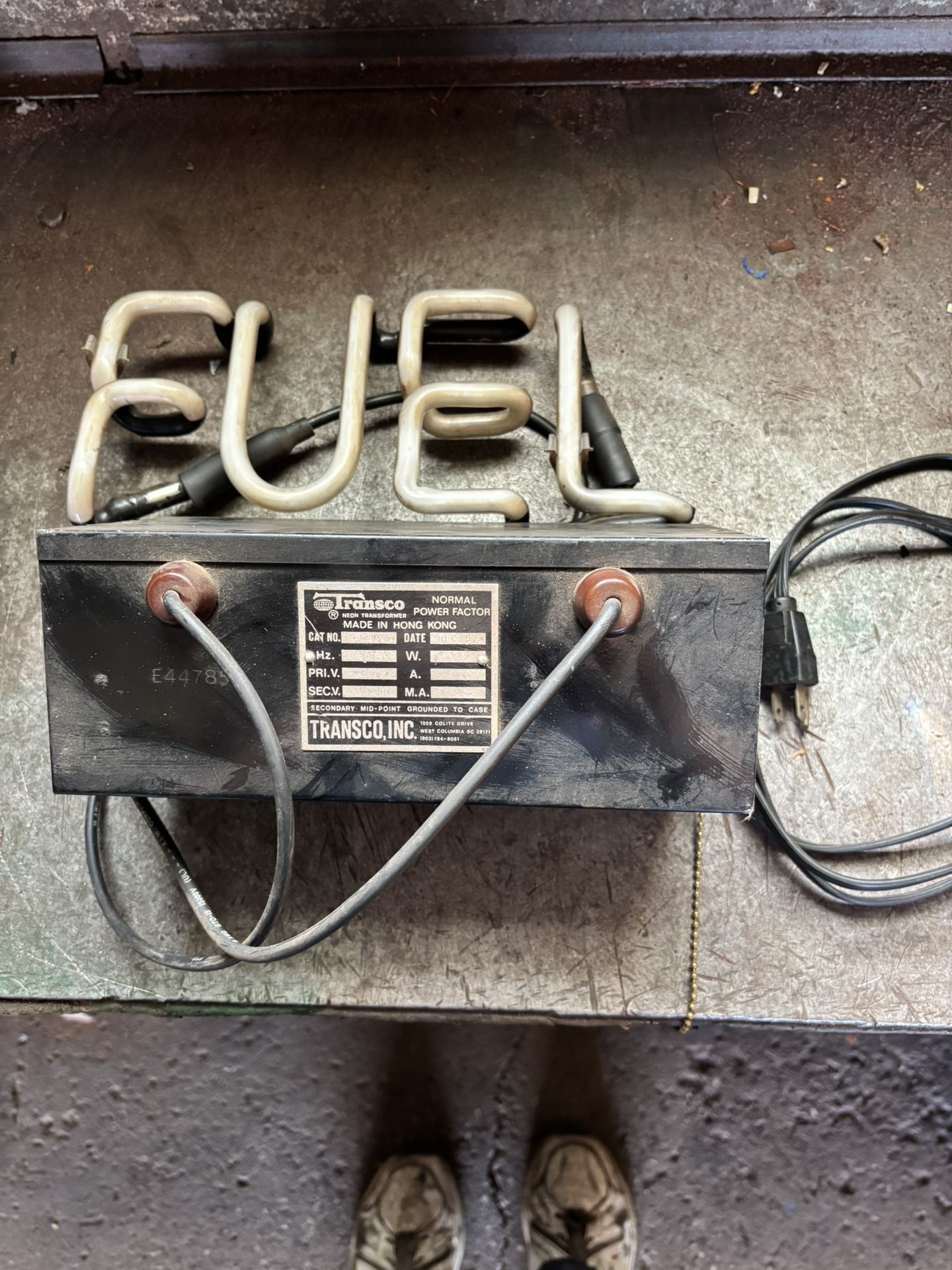 Neon Fuel Sign