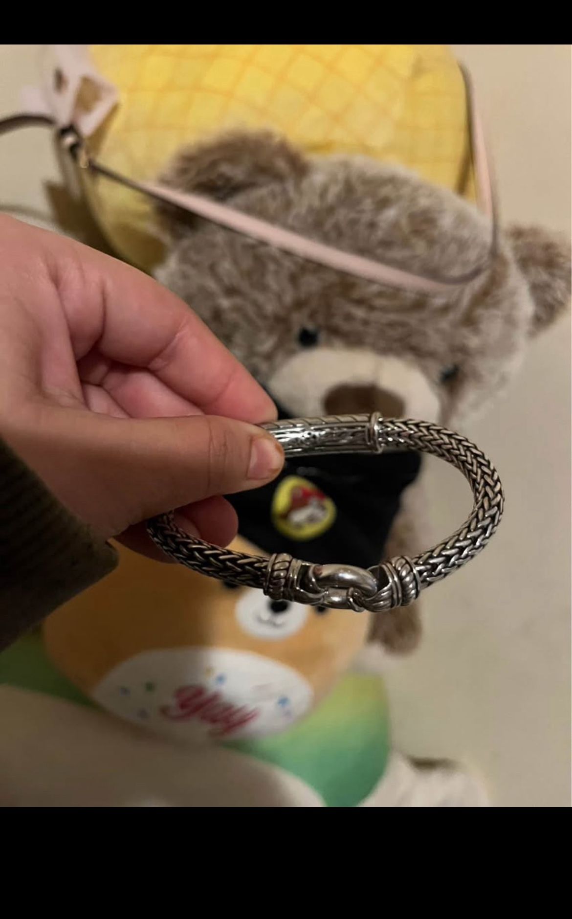men’s silver bracelet ( EFFY)