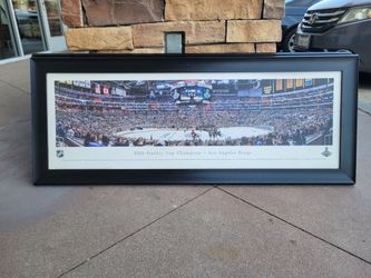 $MAKE ME AN OFFER$ 2012 and 2014  Stanley Cup Champions LA Kings Framed Panoramic Print