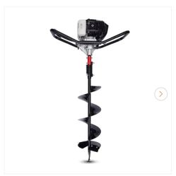 52 cc 2-Cycle Gas Powered 1-Man Earth Auger with 8 in. Bit