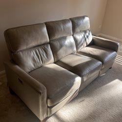 Leather Reclining Couch For Sale