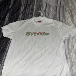 Supreme White Jersey T Shirt 