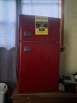 Mini fridge with freezer