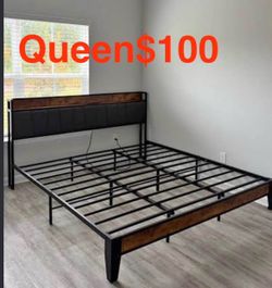 Queen bed frame