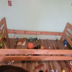 Wooden Twin Bed Frame 
