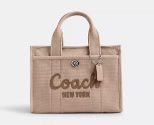 Coach New York Canvas Tote Unisex Message Bag