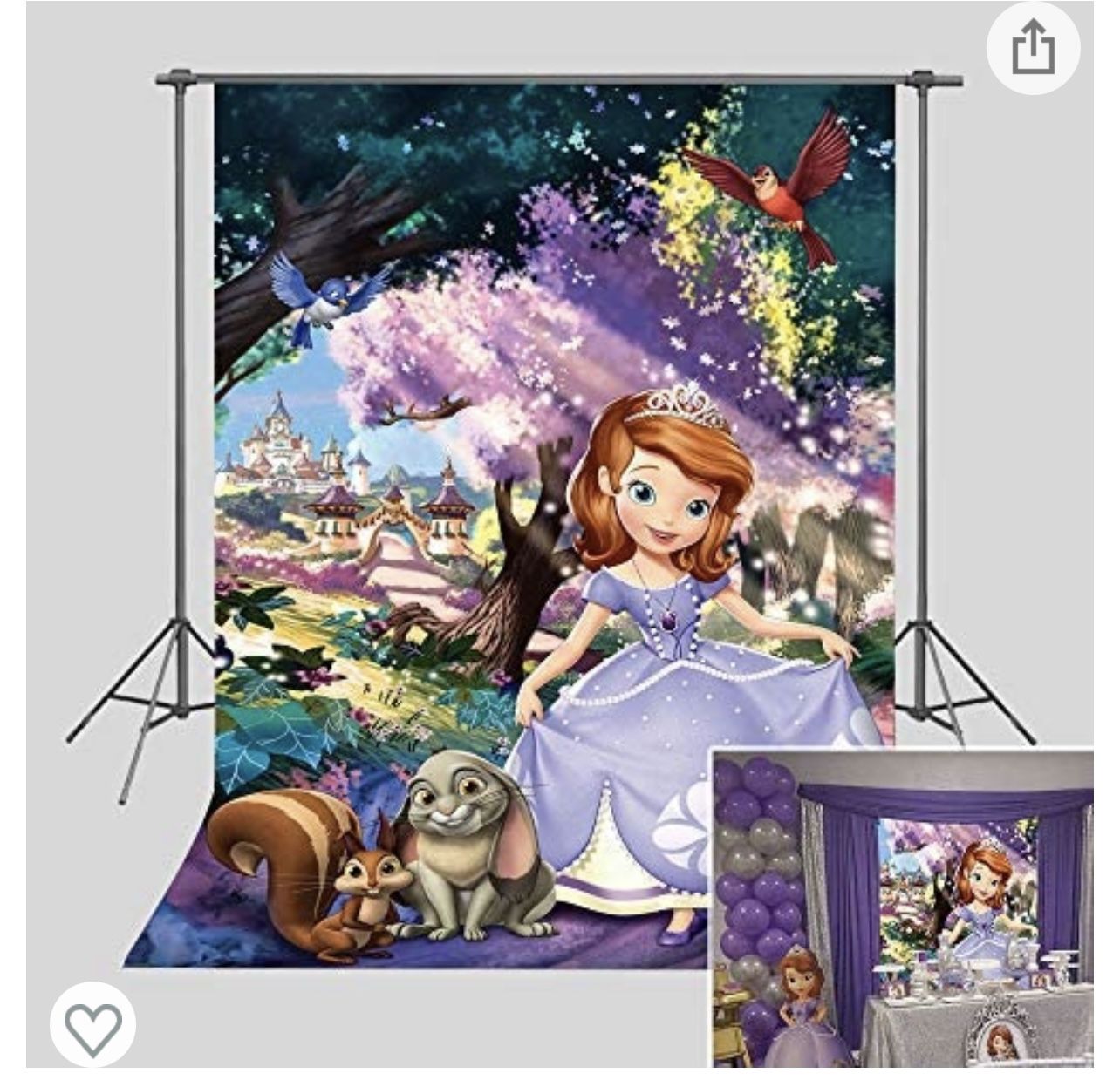 Sophia The First Backdrop