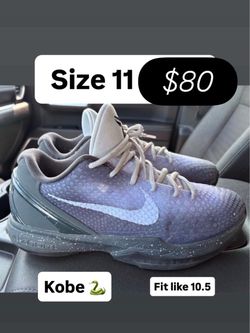Nike Kobe size 11 fit like 10