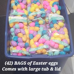 EASTER 🐣  EGGS - Multi Color/ Plastic