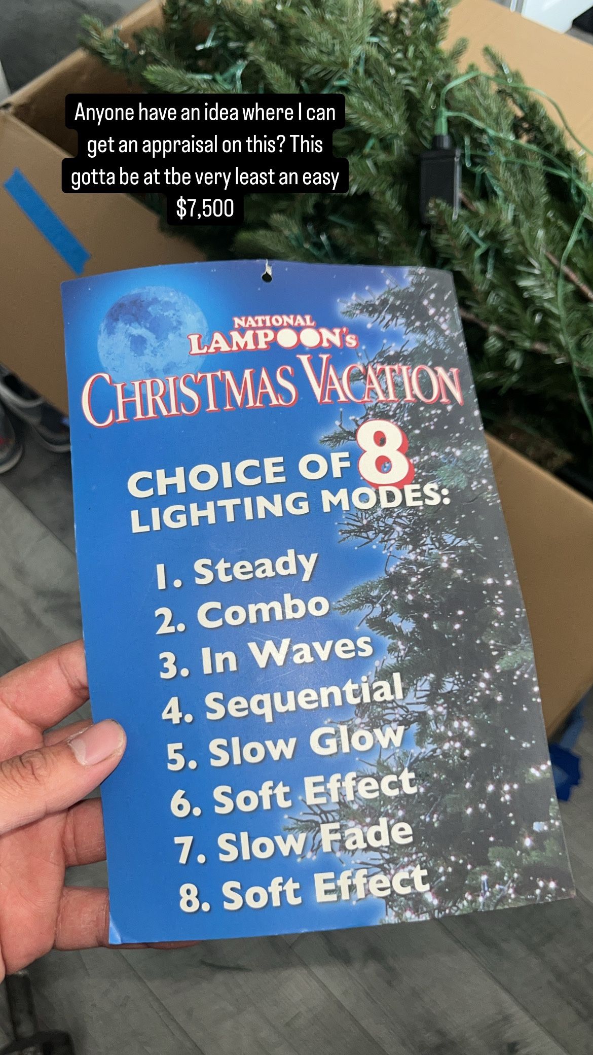 National Lampoons Christmas Vacation Tree 