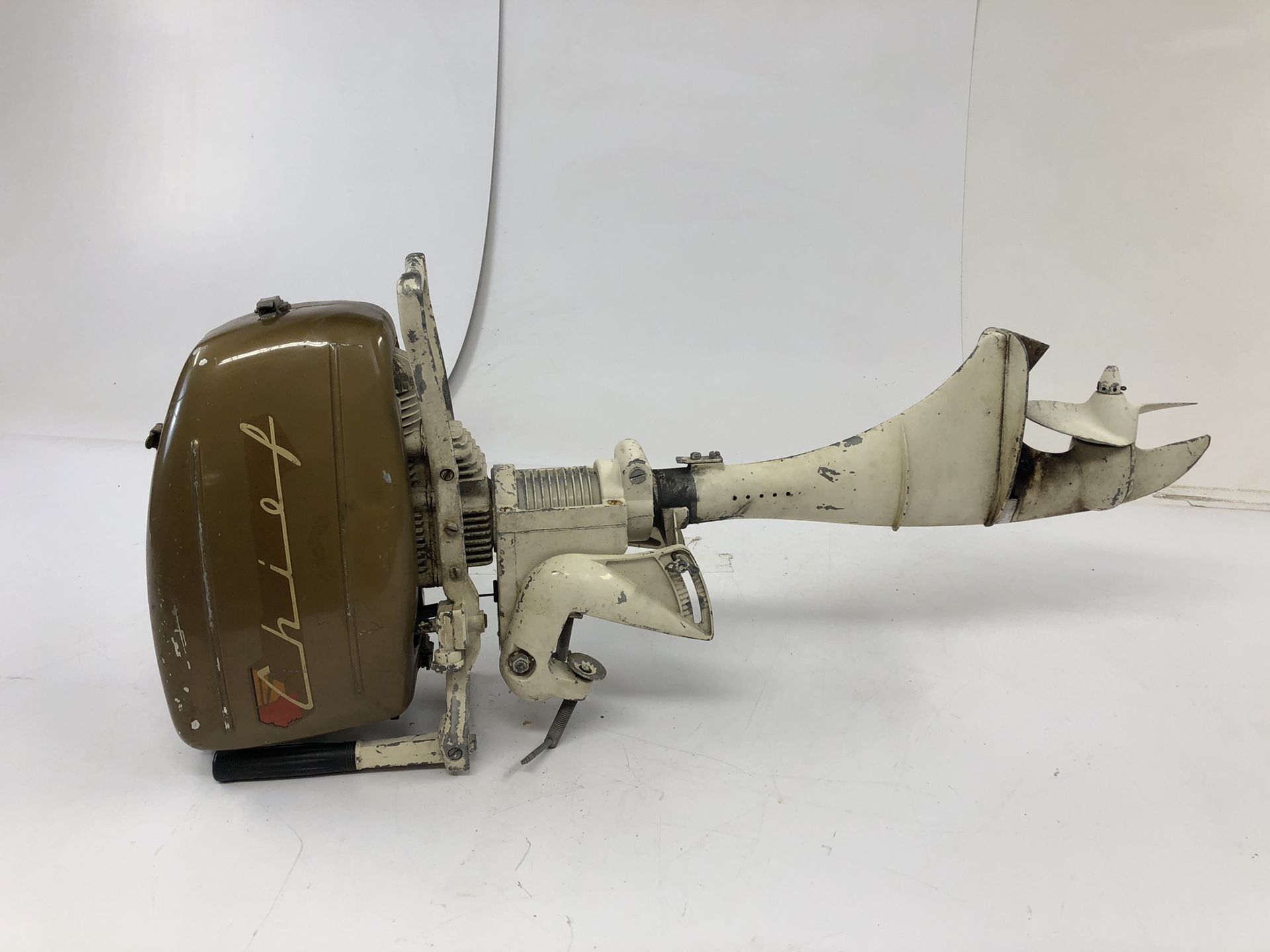 Vintage outboard boat motor - Clinton J9