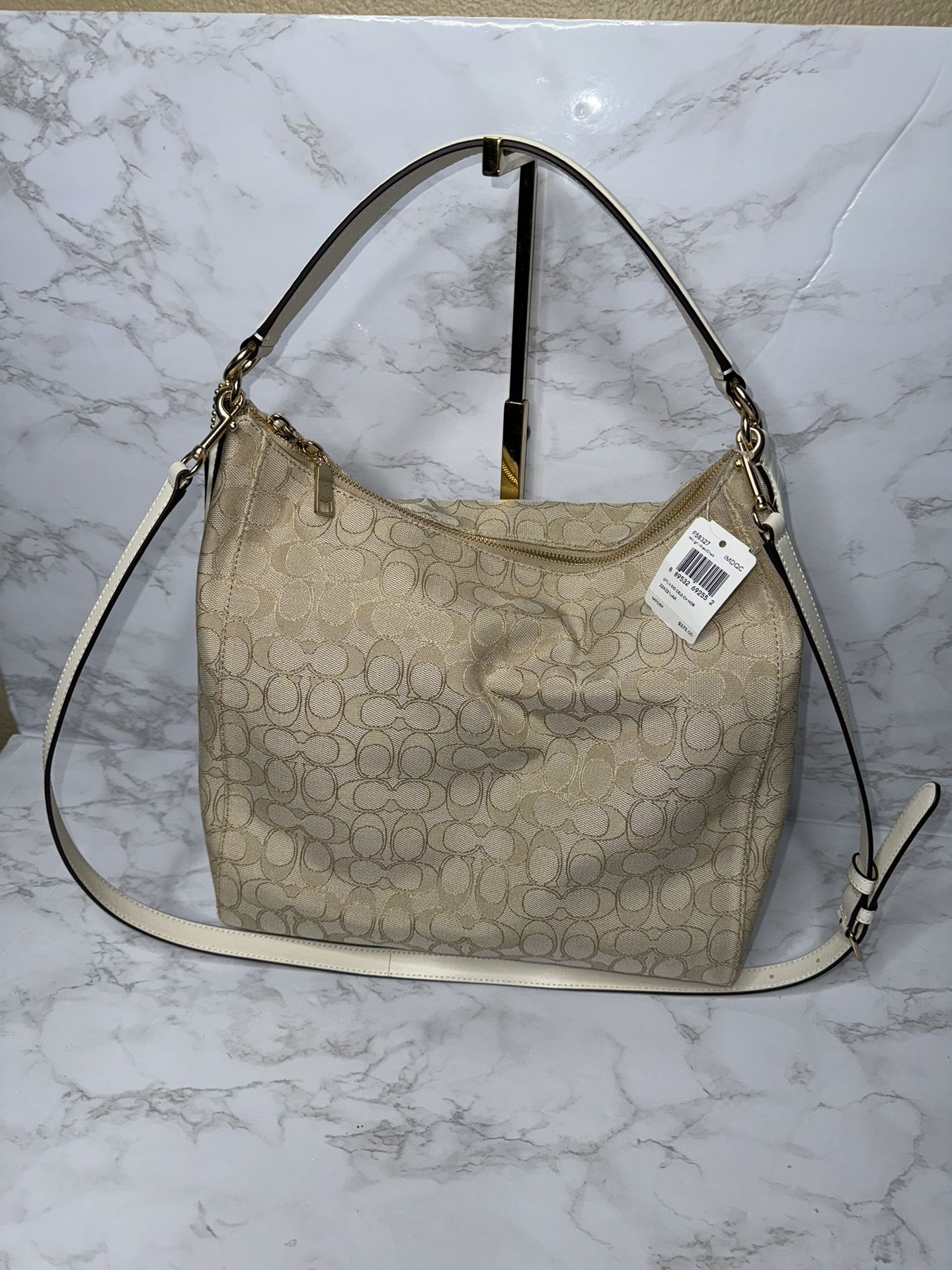 Coach Signature Celeste Convertible Hobo New w/tags!