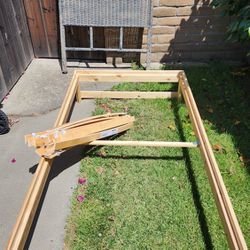 Free Twin Bed Frame, Headboard And Mattress Support Slats 