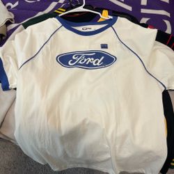 white ford t shirt