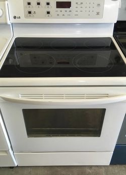 Glass top electric stove with warranty