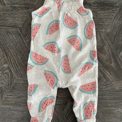 Baby girls watermelon romper (6 months)