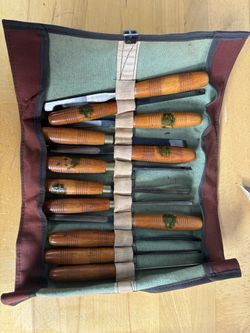 Henry Taylor Sheffield England Woodturning Chisel Set
