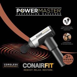 Conair Fit Power Master Percussion Massager Cordless Rechargeable THM001 