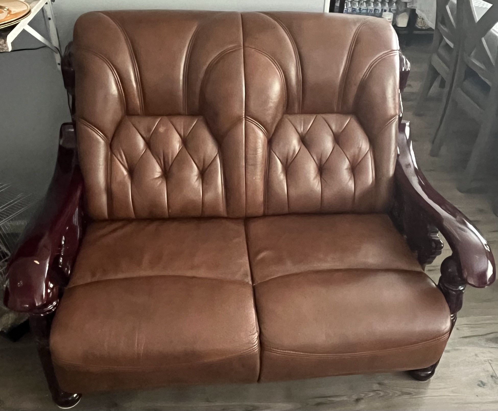 Leather Couch 